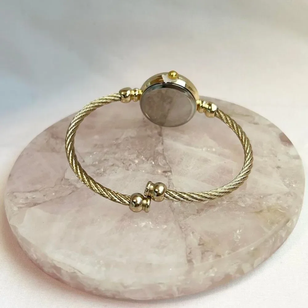 Vintage Inspired Luxury Gold Tone Watch